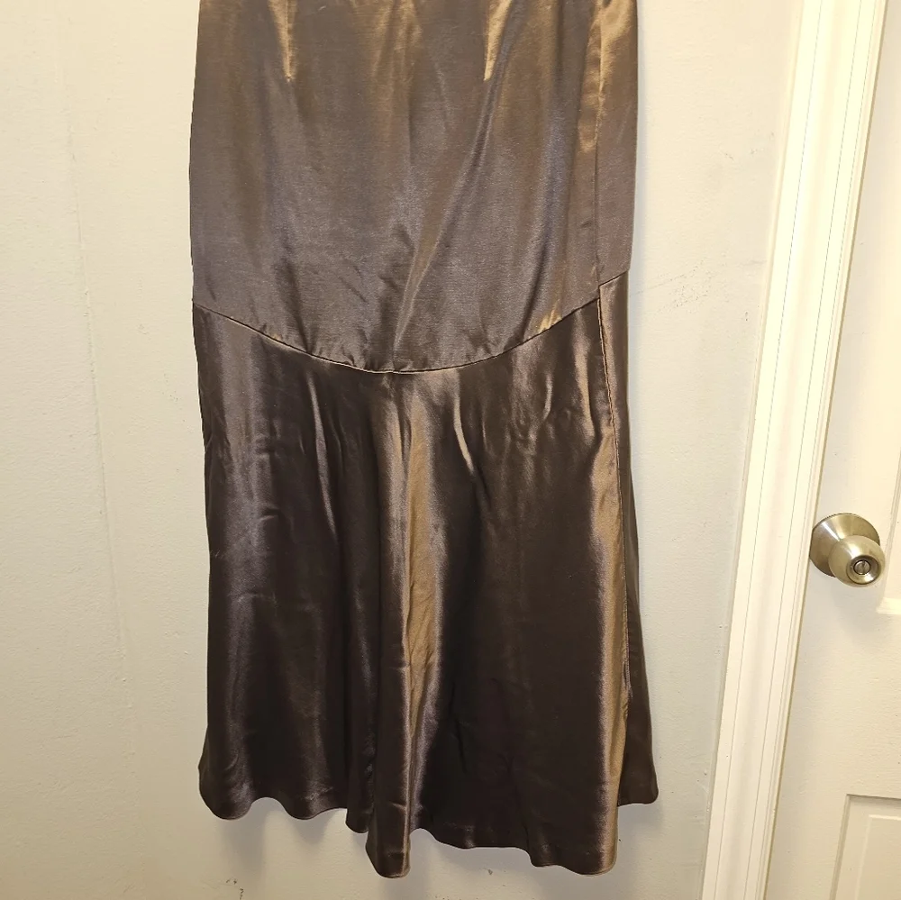 Hennes Collection Silk Vintage Midi Skirt.